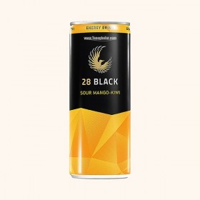 نوشیدنی انرژی زا بدون گلوتن 28BLACK انبه کیوی