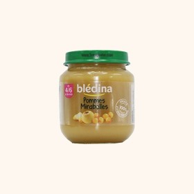 غذای بچه بدون گلوتن سیب و آلو زرد بلدین