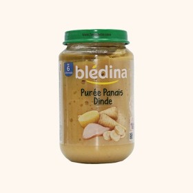 غذای بچه گوشت بوقلمون، هویج سفید و  سیب زمینی بلدین