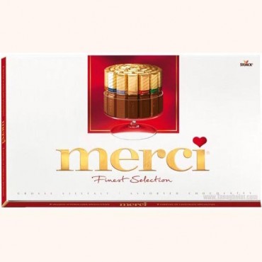 شکلات مرسی متوسط 400 گرمی(MERCI)