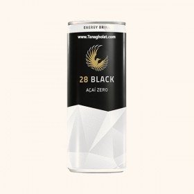 نوشیدنی انرژی زا بدون گلوتن 28 black آکایی بدون شکر