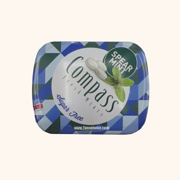 خوشبوکننده دهان کمپاس با طعم نعناع بدون گلوتن و بدون قند