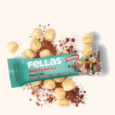 پروتئین بار فلاس فندق و کاکائو بدون گلوتن 