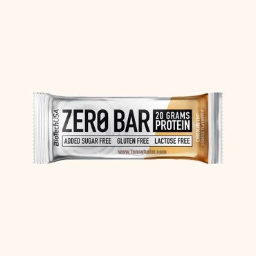 پروتئین بار زیروبار شکلات با تکه های کوکی بدون گلوتن - 20 گرم پروتئین 