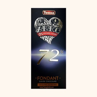 شکلات تلخ 72% توراس مدل فوندانت بدون گلوتن و بدون شکر