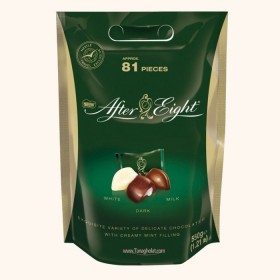 شکلات پذیرایی افتر ایت کرمدار نعنایی 550 گرمی 