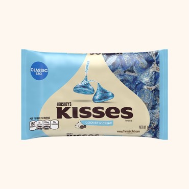 شکلات سفید هرشیز مدل kisses کوکی کرم کلاسیک 