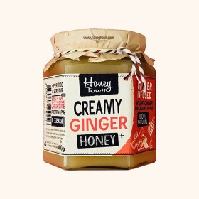 عسل سفید زنجبیلی مدل creamy هانی تاون 
