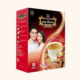 قهوه فوری کینگ کافی 3 در 1 - 10 عددی