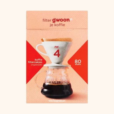 فیلتر قهوه gwoon شماره 4 - 80 عددی