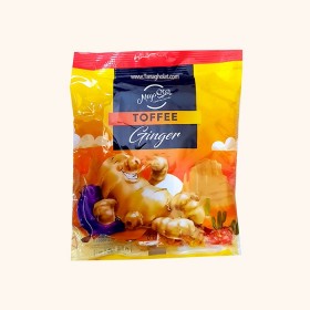 تافی زنجبیلی مگا استار با مغز کرم کاکائو - 170 گرمی