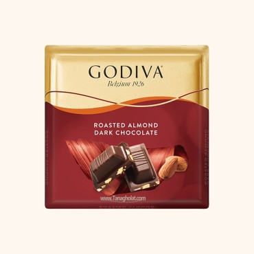 شکلات تلخ گودیوا بادام بو داده - 60 گرمی 