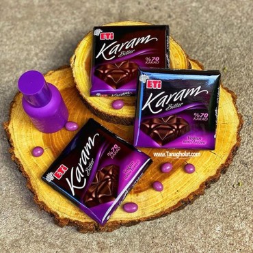 شکلات تلخ اتی کرم 70 درصد 