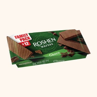 ویفر روشن با طعم شکلات