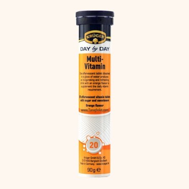 قرص جوشان کروگر مولتی ویتامین با طعم پرتقال