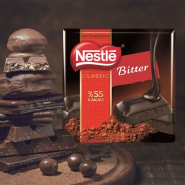 شکلات تلخ نستله 55% کلاسیک
