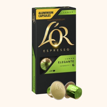 کپسول قهوه نسپرسو لور اسپرسو لانگو 6 الگانته - 10 عددی