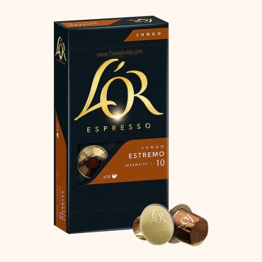 کپسول قهوه نسپرسو لور اسپرسو لانگو 10 استریمو - 10 عددی