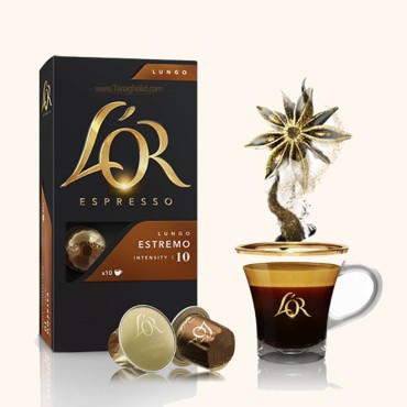 کپسول قهوه نسپرسو لور اسپرسو لانگو 10 استریمو - 10 عددی