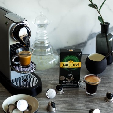 کپسول قهوه نسپرسو جاکوبز اسپرسو 12 ریسترتو - 10 عددی