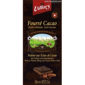 شکلات تلخ ویلارس حاوی دانه شکلات