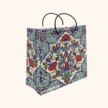 ساک کادویی بزرگ سایز 5 طرح کاشی