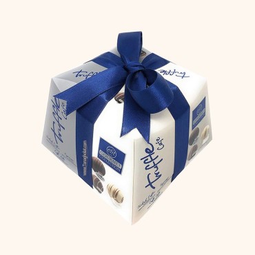 شکلات کادویی الیت مدل گورمت کالکشن ترافل قهوه مکعبی