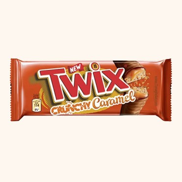 شکلات توئیکس دابل کوکی بار کرانچی کارامل