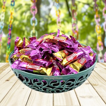 شکلات پذیرایی نستله با مغز برنجک و کاکائو - نیم کیلویی