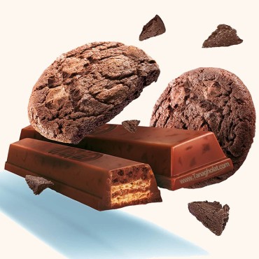 شکلات شیری کیت کت 2 انگشتی کوکی کرامبل