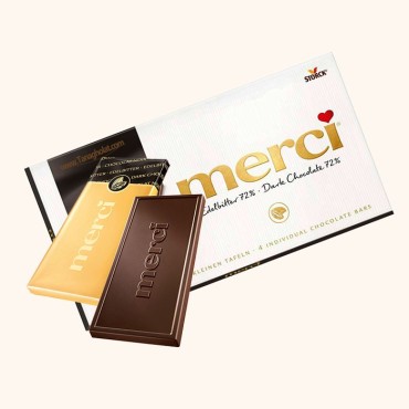 شکلات تلخ مرسی 72 درصد 100 گرمی