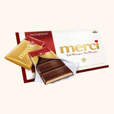 شکلات تلخ مرسی با طعم مرزیپن 112 گرمی