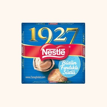 شکلات شیری نستله 1927 با فندق کامل