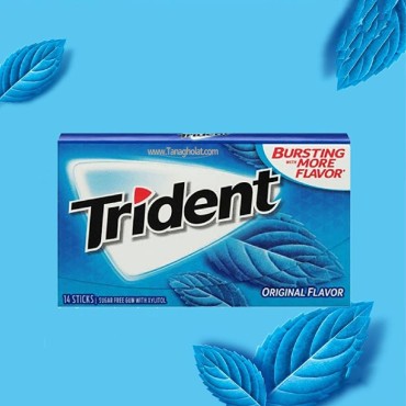 آدامس تریدنت با طعم نعنا تند بدون قند