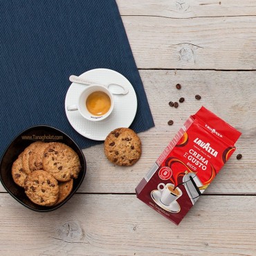 پودر قهوه لاواتزا مدل کرما و گوستو ریکو 8