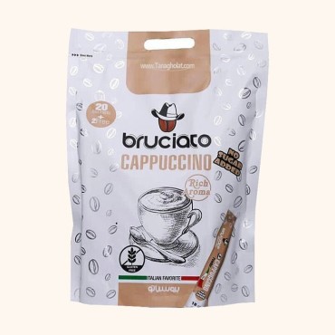 کاپوچینو بروسیاتو بدون گلوتن و شکر اضافه - 22 ساشه ای