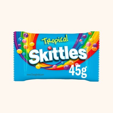 دراژه میوه ای اسکیتلز میوه های استوایی 45 گرمی