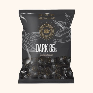 شکلات پذیرایی تلخ 85% مگا استار یک کیلویی