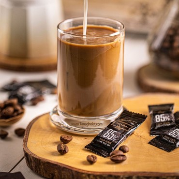 فروشگاه اینترنتی تنقلات|شکلات پذیرایی تلخ 85% مگا استار یک کیلویی