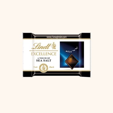 شکلات پذیرایی لینت اکسلنس مینی تلخ نمک دریایی - کیلویی 200 گرمی