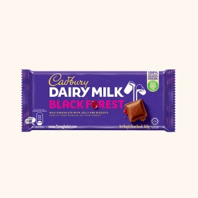 شکلات شیری کدبری دیری میلک ژله و بیسکوییت - 100 گرمی