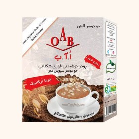 پودر نوشیدنی فوری ا.آ.ب شکلاتی جو دوسر سبوس دار بدون شکر