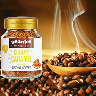 قهوه فوری بینیز با طعم کرم کارامل بدون شکر