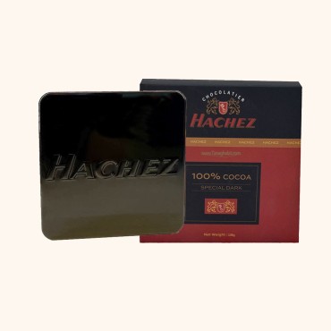 شکلات تلخ هاچز 100 درصد جعبه فلزی 108 گرمی