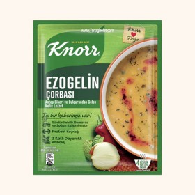 سوپ آماده KNORR دال عدس، پیاز و پاپریکا - 74 گرمی