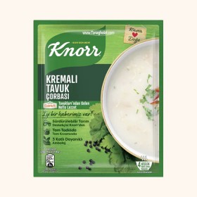 سوپ آماده KNORR مرغ و خامه - 65 گرمی