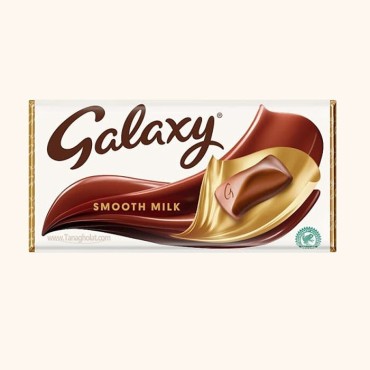 شکلات شیری گلکسی با مغز شکلات نرم  110 گرمی