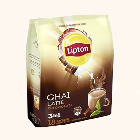 بسته 18 عددی شیر چای لیپتون شکلاتی