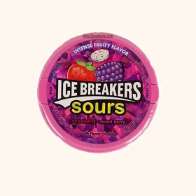 قرص خوشبوکننده دهان آیس برکرز بدون شکر با طعم انواع توت ها 42 گرمی