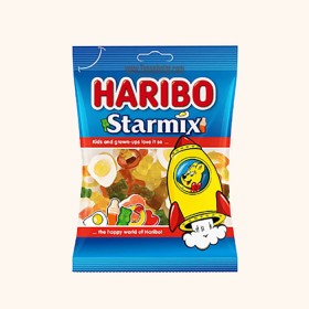 پاستیل هاریبو مدل استار میکس 80 گرم